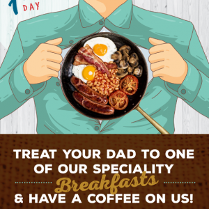 FREE Coffee at Caffissimo Coogee Restaurant this Father’s Day!